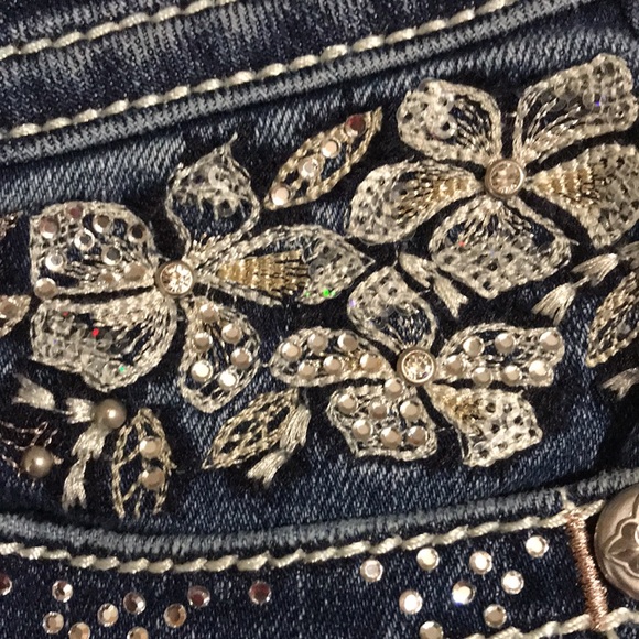 MISS ME Cuffed Skinny Jeans size 27 - Picture 10 of 14